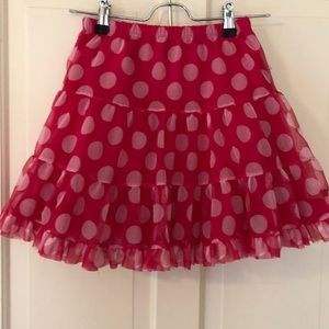pink with white polkadots tutu skirt naartjie kids costume dance dress up play